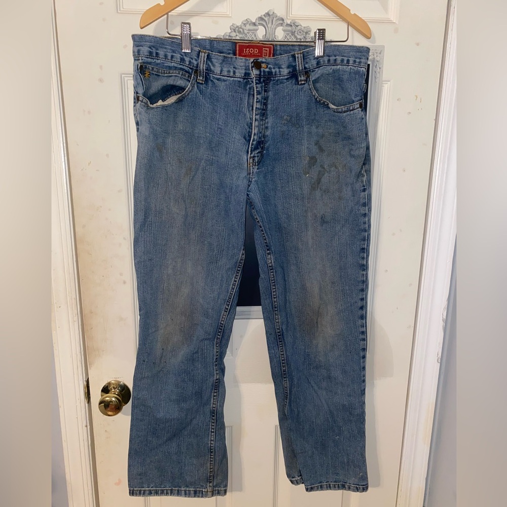 IZOD Premium Vintage Denim Jeans - Luxury Sport (Size 36x30)